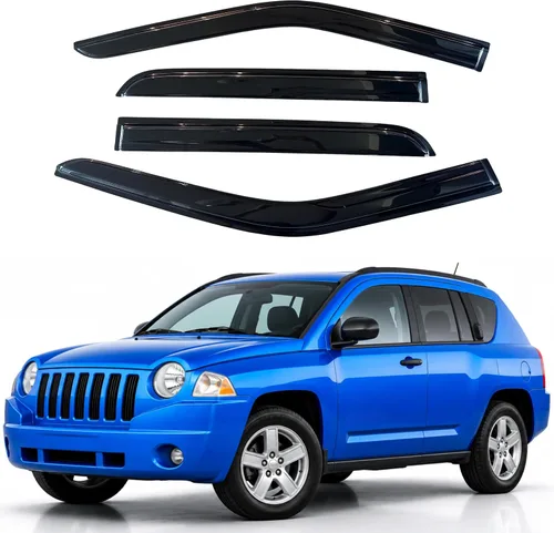 Vista 269 de Visera de ventana IG para Ford Focus Sedán y Hatchback 2012-2018, Protector de ventana lateral para lluvia y viento estilo Mugen, extra duradero