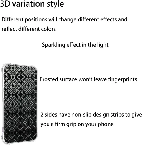 Vista 4 de Aroepurt Funda compatible con Gabb Phone 3 Pro Phone Case Stand Cover [Protección gruesa de silicona suave] [Cambio de forma multidireccional 3D]