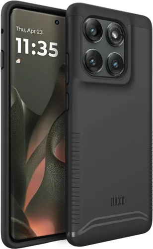 Vista 11 de TUDIA Merge - Funda para Motorola Edge 5G UW 2021, color verde cazador