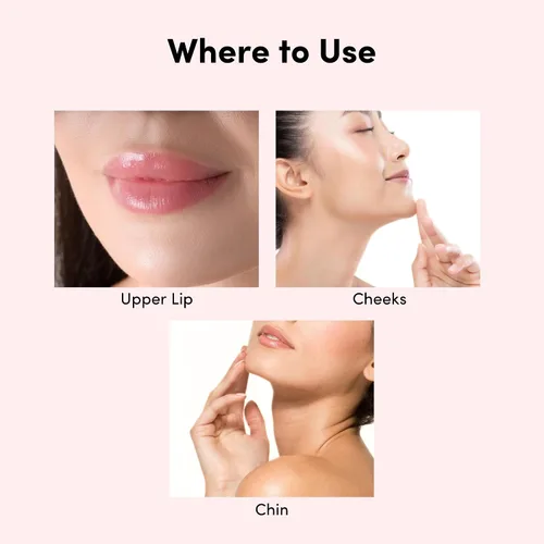 Vista 7 de Parissa Tiras de cera facial y labial: depilación facial para labio superior, barbilla y mandíbula, suaves para pieles sensibles, listas para usar