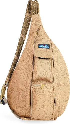 Vista 15 de KAVU - Bolso de hombro cruzado, compacto y ligero, correa de cuerda