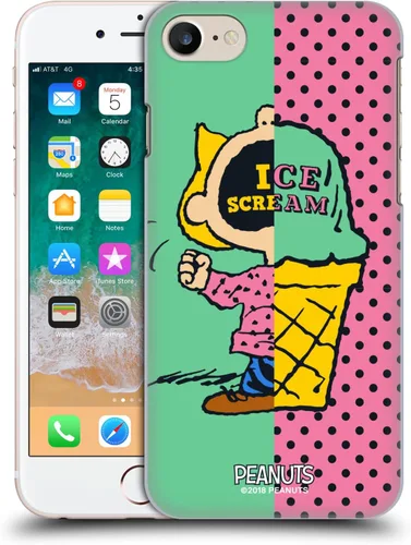 Vista 92 de Carcasa rígida para iPhone 7 y iPhone 8, diseño de cacahuetes Halfs y risas