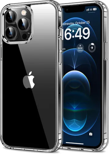 Vista 380 de HOOMIL Funda para iPhone 7 Plus/iPhone 8 Plus de 5.5 Pulgadas, sin amarillamiento, protección contra caídas, cubierta trasera dura transparente