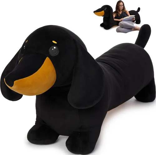 Vista 20 de MorisMos Animal de Peluche Gigante Guepardo Almohada de Felpa 4 pies, 47" Juguete de Felpa de Guepardo Extra Grande para Niños y Adultos, Leopardo
