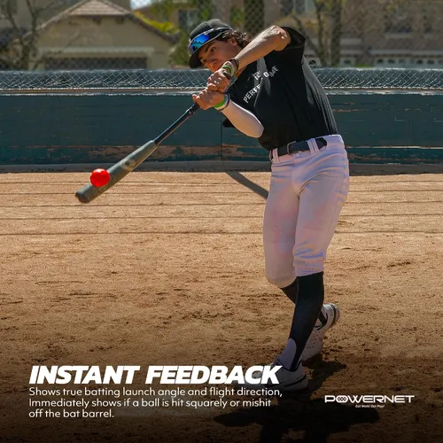 Vista 12 de PowerNet Crusher Training Baseballs, Baseball Hitting Trainer for Improved Speed, Power & Coordination, Batting Practice Baseballs
