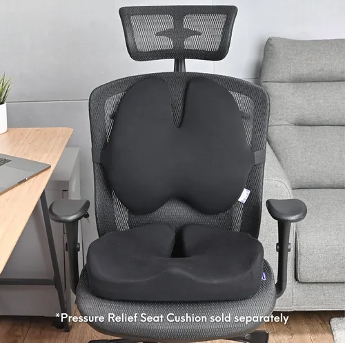 Vista 7 de C CUSHION LAB Almohada lumbar extra densa – Soporte de espalda firme ergonómico patentado multiregión para aliviar el dolor de espalda baja – Cojín