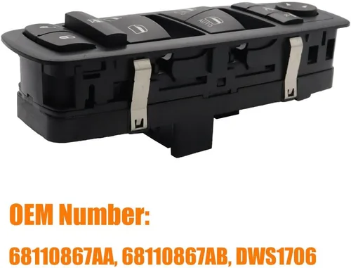 Vista 3 de Interruptor de control maestro de elevalunas eléctrico para Chrysler Town & Country 2012-2015, para Dodge Grand Caravan, para Dodge Ram 1500 2500