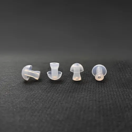 Vista 4 de Banglijian Accesorios para audífonos 6 tapones para oídos (0.31 pulgadas de diámetro, 0.51 pulgadas de altura) para tubo grueso para modelos 201