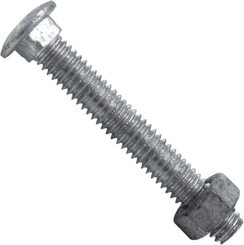 Vista 17 de Pernos de carro 1/4-20 x 3/4 ": Pernos de carro galvanizados a granel para valla (25 piezas)