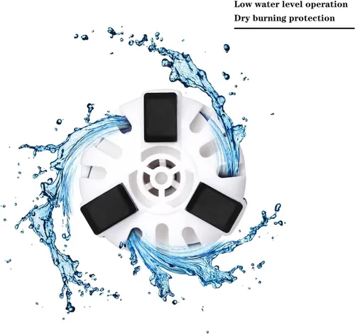Vista 4 de Bomba de retorno nano para sumidero de acuario de agua salada, bomba de agua pequeña, CC 12 V con controlador, 185 GPH (700 L/H), 9 vatios, uso