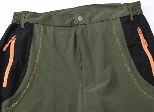 Vista 3 de TBMPOY Pantalones cargo de senderismo para hombre, ligeros, impermeables, de secado rápido, pantalones de montaña, pesca, camping