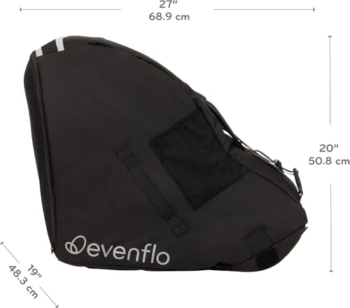 Vista 7 de Evenflo Shyft DualRide - Bolsa de viaje acolchada