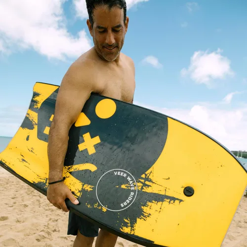 Vista 3 de Veer Body Board - Tabla Boogie de alto rendimiento - Bodyboard - Incluye correa de neopreno premium con rotación bidireccional