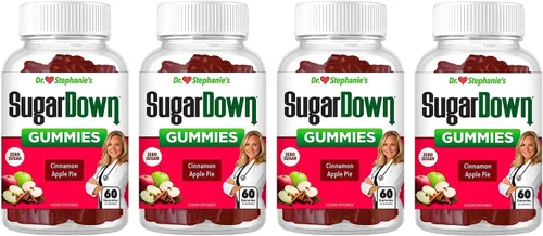 Vista 5 de Dr. Stephanie's SugarDown Gummies - Paquete de 2 - Suplemento de canela de Ceilán y Cassia