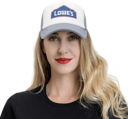 Vista 6 de Gorra de béisbol unisex Lowe'S-Logo-Blue_Hats Gorra de béisbol ajustable moda al aire libre de malla Sombrero Sandwich Cap