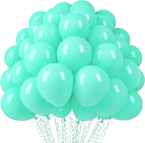 Vista 123 de Voircoloria Paquete de 90 globos de arena blanca de diferentes tamaños de 18/12/10/5 pulgadas, kit de arco de guirnalda de globos blancos arena