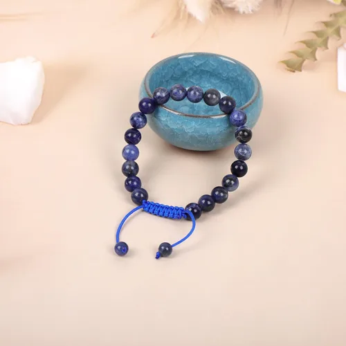 Vista 73 de AD Beads Pulseras de piedras preciosas unisex de 0.315 pulgadas (0.315 in), macramé curativo ajustable de 7 a 9 pulgadas Usa esta pulsera