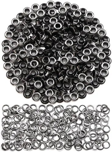 Vista 16 de SEMINI 800 Sets 4 Colors 6mm Grommet Eyelet Kit with Install Tool Kit