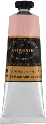 Vista 142 de Charvin Pintura acrílica profesional extrafina – verde absenta, tubo de 2.1 fl oz, pigmentos de triple fresado, resistente a la luz, pinturas