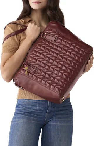 Vista 5 de Fossil Caitlyn - Bolso de mano de piel para mujer