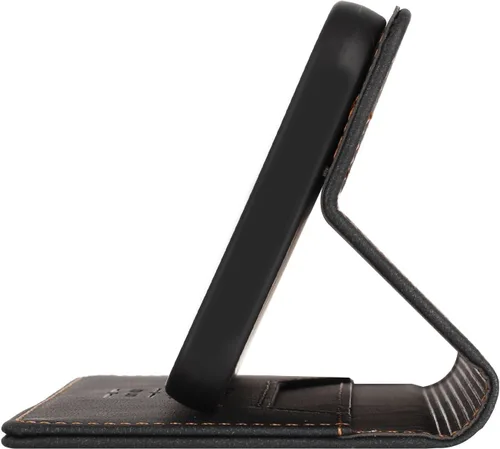 Vista 8 de Funda para teléfono compatible con Blackview Oscal Flat 1c 【Bloqueo RFID】【Soporte para tarjetas con cierre magnético】 Funda negra