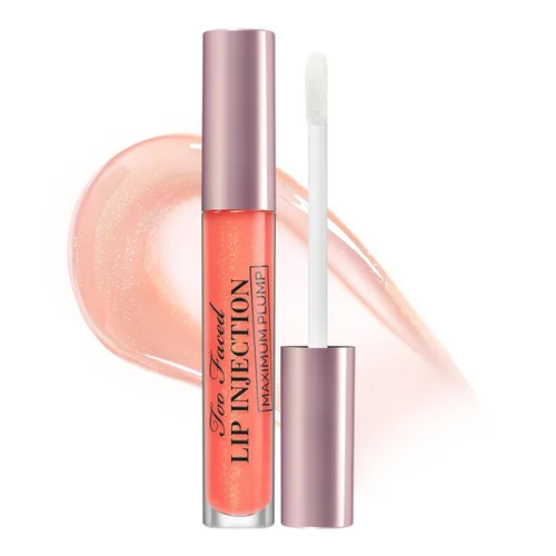 Vista 12 de Too Faced Lip Injection Lip Plumper Hydrating Lip Gloss for Fuller-Looking Lips Original, Maximum Plump, Cooling Gloss & Plumping Click Formulas