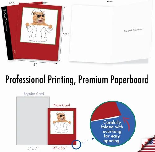 Vista 6 de The Best Card Company Mini-XS-G-3 Tarjetas de Navidad