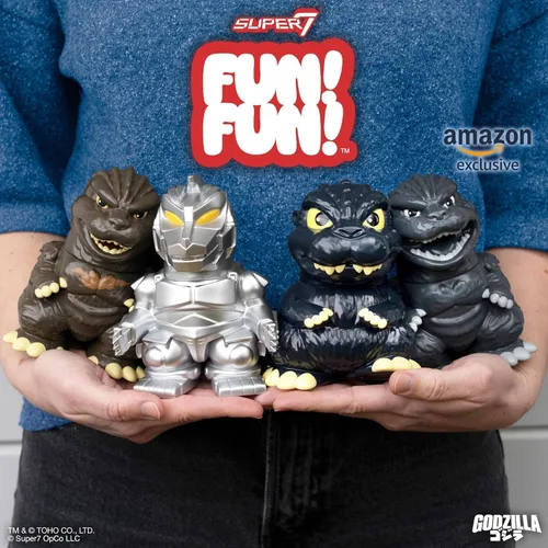 Vista 7 de Super7 Fun! Fun! Figura de vinilo Toho Godzilla Minus One (escala de grises) de 5 pulgadas, kaiju coleccionable, edición limitada, exclusivo