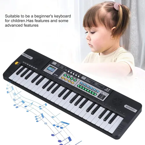 Vista 8 de Mini pianos teclado teclado piano teclado música teclado teclados electrónicos, pequeño piano eléctrico portátil multifuncional para principiantes