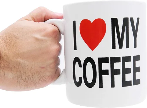 Vista 3 de Rockin Taza grande de café de gran tamaño de 28 onzas, taza de tamaño mega, extra grande para bebidas grandes, decoración de escritorio de oficina
