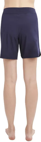 Vista 4 de Nautica Womens Standard Solid 7" Core Stretch Quick Dry Board Short Swimsuit Bottom with Adjustable Drawstring Waistband Cord