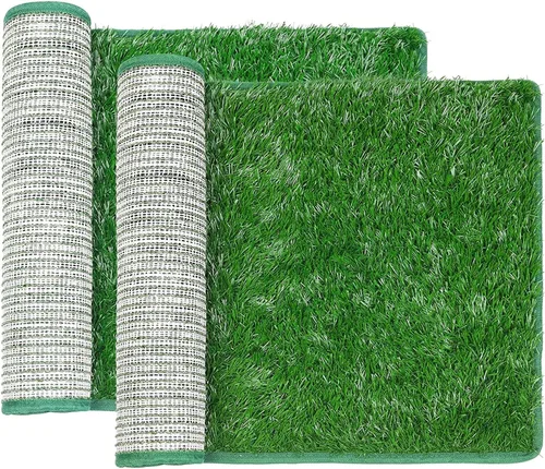 Vista 12 de LOOBANI - Almohadillas de césped para que los perros orinen, césped artificial, repuesto de césped artificial para orinal de cachorros