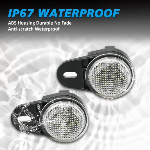 Vista 7 de Luces LED de cortesía interiores Bestview para alféizar de Dodge Durango Ram 1500 2500 3500 Classic Nitro Jeep Wrangler Commander Grand Cherokee