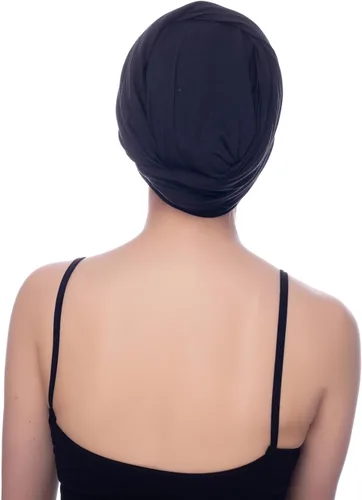 Vista 6 de Ever Fairy Turbante Bufanda, bufanda larga y suave para mujer africana con pelo bohemio