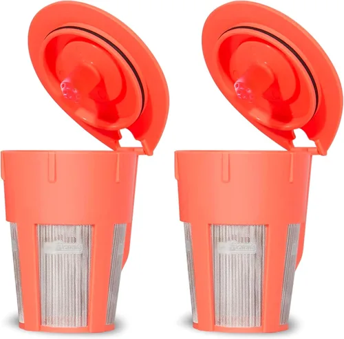 Vista 6 de Jarra ecológica para Keurig 2.0, Serie K300, K400, K500, Anaranjado