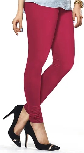 Vista 18 de ladyline Leggings Churidar elásticos de algodón para mujer Extra largos de longitud completa de cintura alta Talla regular y grande Pantalones