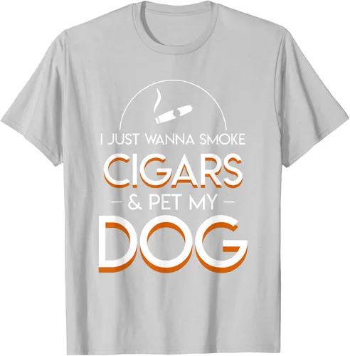 Vista 51 de Solo quiero fumar cigarros y mascotas a los amantes de los perros de mi perro, Negro, S