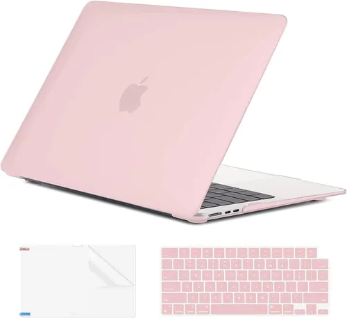 Vista 15 de EooCoo - Funda para MacBook Air de 15 pulgadas M5 M4 M3 M2 2026-2023, color negro cristal Easy to Install, Sturdy, Plastic Hard Shell Case &
