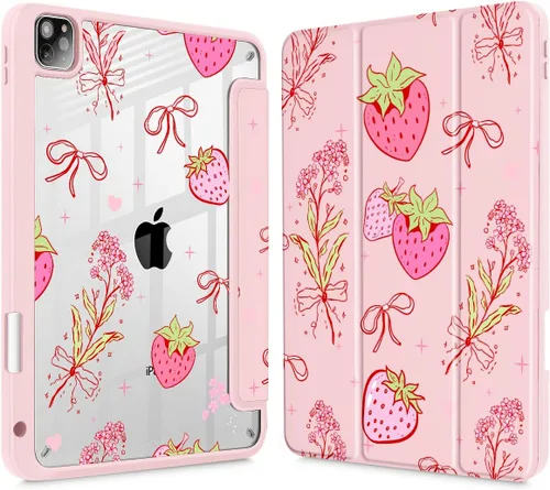 Vista 40 de May Chen Funda para iPad Pro de 11 pulgadas M2 de 4ª generación 2022, iPad Pro 11 de 3ª/2ª/1ª generación, Funda con cubierta trasera transparente a