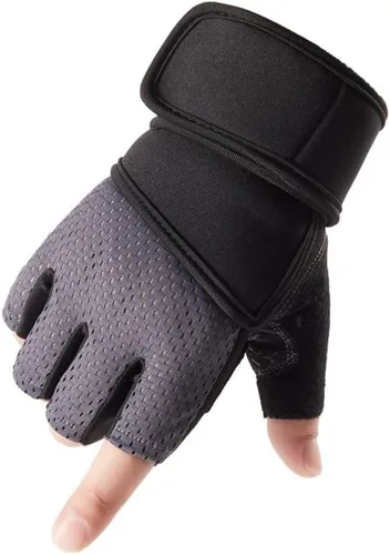 Vista 3 de Guantes de entrenamiento completos, guantes unisex con protección completa transpirable de la palma – duraderos, ajuste ajustable para mejora
