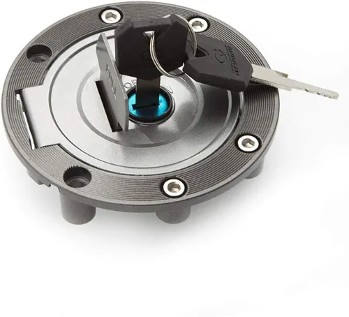 Vista 13 de FXCNC Tapa de tanque de combustible para motocicleta, con 3 agujeros, compatible con YZF R1 98-99 YZF R6 98-04 YZF 600 750 XJR1200 XJR400 TDM850