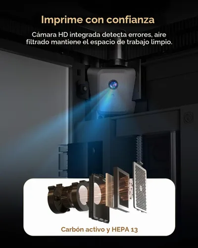 Vista 7 de FLASHFORGE Impresora 3D Creator 5 Pro con 4 cabezales de herramientas, impresión industrial multimaterial y color, cámara con calefacción activa