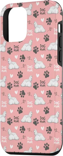 Vista 2 de iPhone 12 mini Cocker Spaniel Mamá Rosa Mujeres Estuche de Regalo