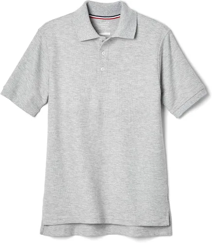 Vista 13 de French Toast Kids' Husky Short Sleeve Pique Polo Negro