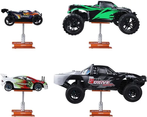 Vista 8 de HobbyPark Soporte de trabajo de coche RC con peso Estación de reparación de aluminio para 1/8 1/10 1/12 Escala Traxxas TRX4 Axial Arrma Redcat Losi