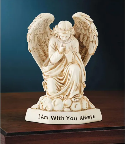 Vista 2 de PLESIU - Figura conmemorativa de ángel rezando, 6 1/4 pulgadas
