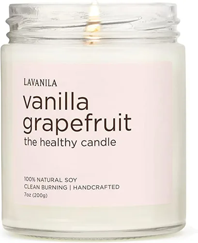 Vista 11 de Lavanila Vela de soja natural perfumada de vainilla pura (paquete de 1) – Hecho a mano, combustión limpia de 50 horas de tiempo de combustión, 7