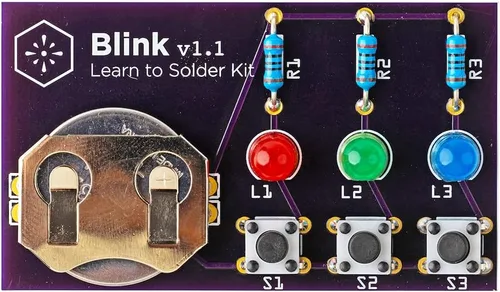 Vista 4 de Kit para aprender a soldar: Blink