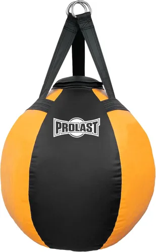 Vista 9 de Wrecking Ball - Saco de boxeo pesado para adultos, hook y uppercut, Body Snatcher, boxeo, MMA, Muay Thai, 65 libras, clásico negro / negro