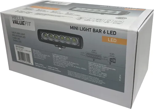 Vista 5 de Hella - mini barra de luz LED, modelo 357203001 Value (6 focos LED)